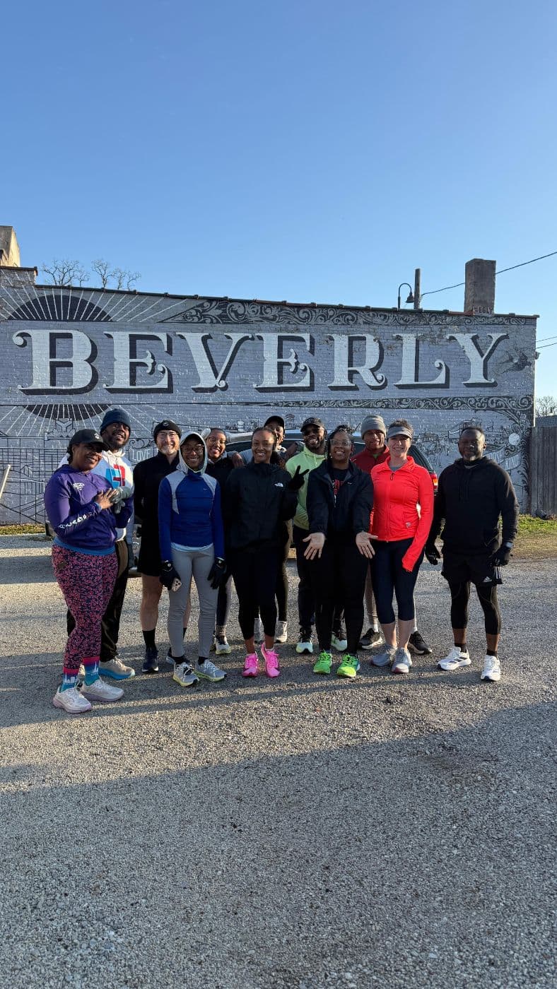 Group photo at the Beverly mural