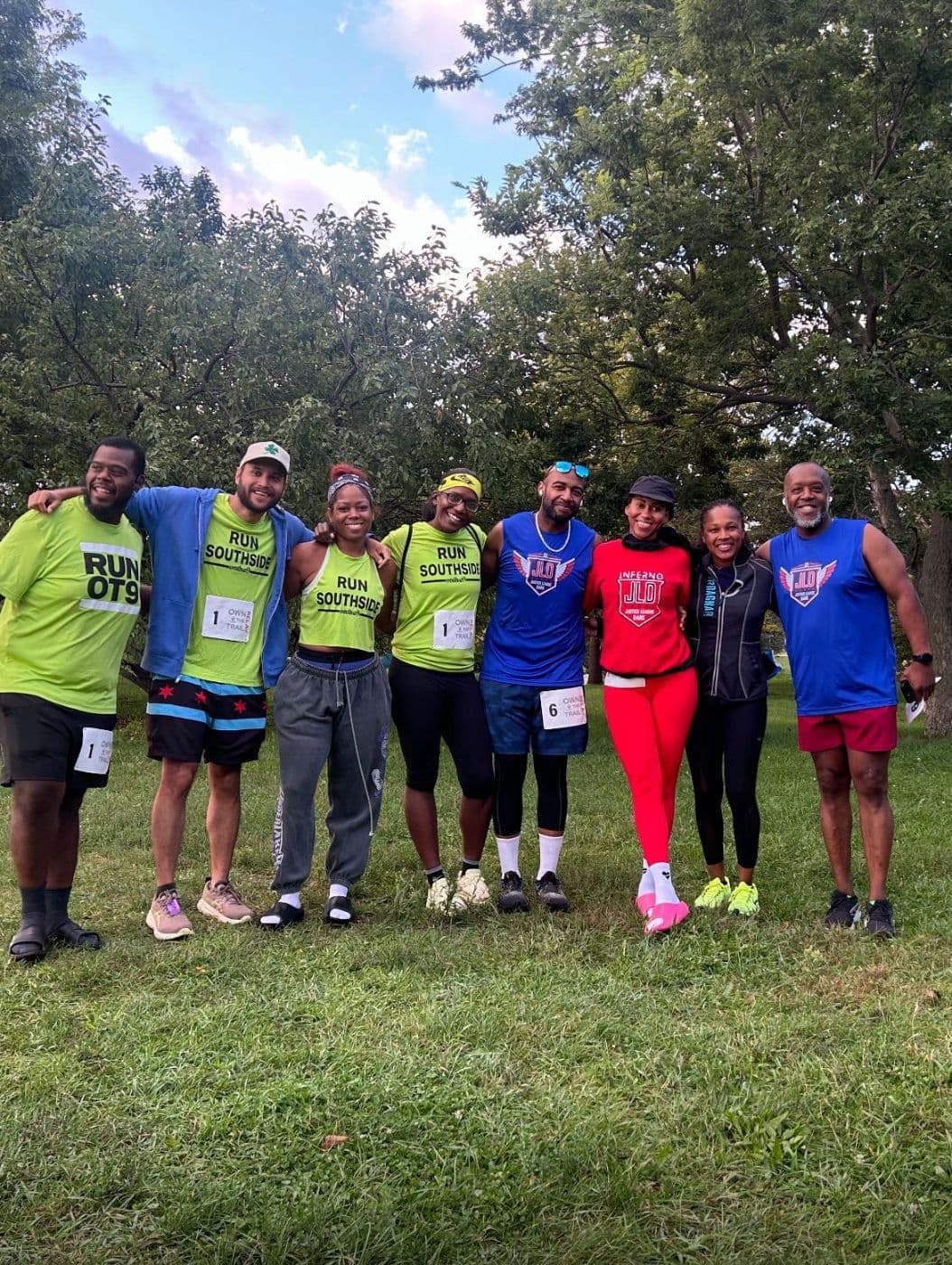 OnThe9 crew on a Saturday run